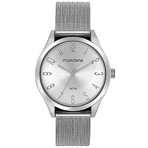 Kit Relógio Mondaine Feminino Prata 99710l0mvne3k2