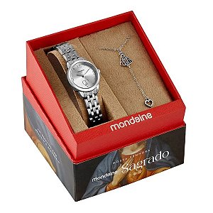 Kit Relógio Mondaine Nossa Senhora Aparecida 99749l0mkne2k1
