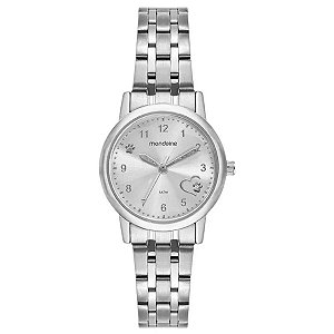 Kit Relógio Mondaine Feminino Prata 32991l0mkne2k1