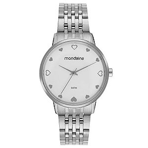 Kit Relógio Mondaine Feminino Prata 99879l0mkne2k1