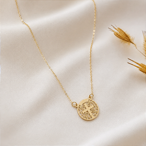 Gargantilha São Bento em Ouro 18k