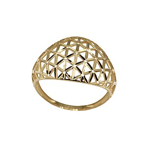 Anel Diamantado em Ouro 18k