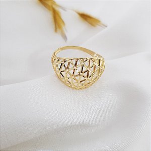 Anel Diamantado em Ouro 18k