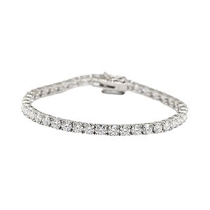 Pulseira Riviera em Prata 925 Moissanite
