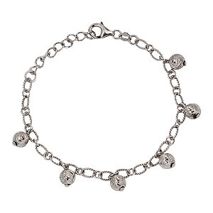Pulseira Elos Esferas Prata 925