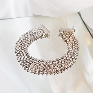 Pulseira Esferas em Prata 925