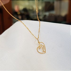 Kit Cordão Ouro 18k + Pingente Nossa Senhora Ouro 18k