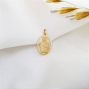 Pingente São Pedro em Ouro 18k