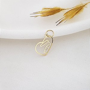Pingente Nossa Senhora do Silêncio em Ouro 18k