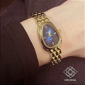 Relógio Mondaine Feminino Serpens Mostrador Azul 33061lpmvdm2