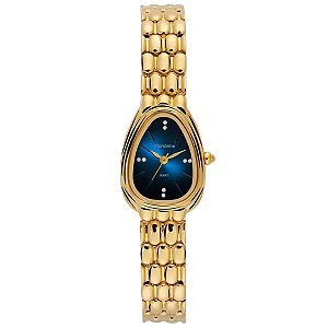 Relógio Mondaine Feminino Serpens Mostrador Azul 33061lpmvdm2