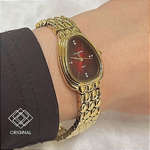 Relógio Feminino Serpens Mostrador Vermelho Mondaine 33061lpmvdm1