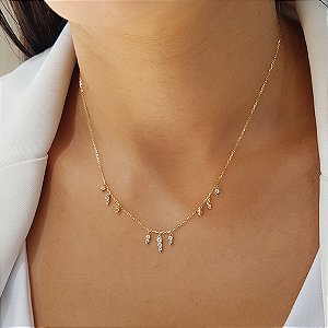 Gargantilha Topázio Ouro 18k
