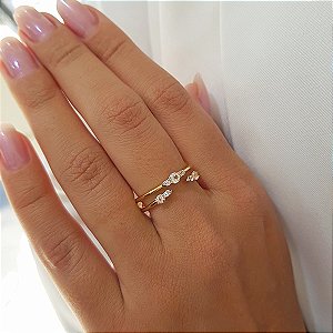Anel Topázio Ouro 18k