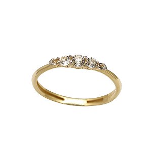 Anel Topázio Ouro 18k