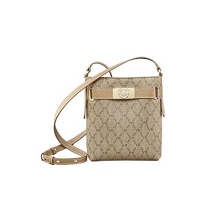 Bolsa Victor Hugo Alba Belmont Mini Beaver Coconut Beige