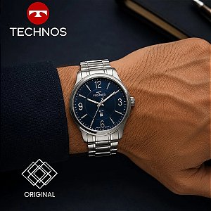 Relógio Technos Masculino Steel Prata 2015bzbs/1a