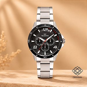 Relógio Technos Masculino Racer Premium Prata 6p29amr/1p