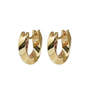 Brinco Argola em Ouro 10k