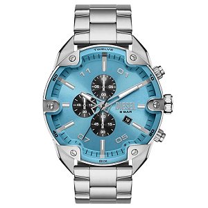Relógio Diesel Spiked Cronógrafo Masculino - Dz4655b1 A2sx