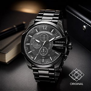 Relógio Diesel Masculino Preto Dz4355b1 P2px