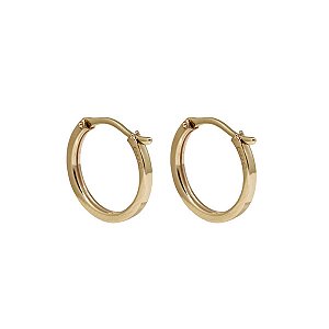 Brinco Argola em Ouro 10k