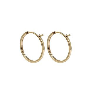 Brinco Argola em Ouro 10k