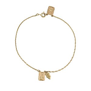 Pulseira Escapulário em Ouro 10k