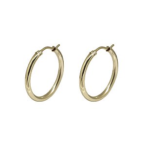 Brinco Argola em Ouro 10k