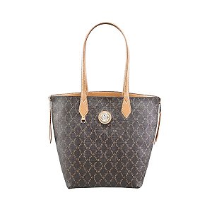 Bolsa Victor Hugo Tote Double Face Coffee Cuoio