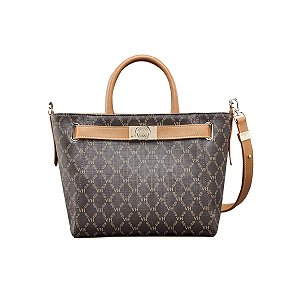 Bolsa Victor Hugo Chelsea Belmont Coffee Cuoio