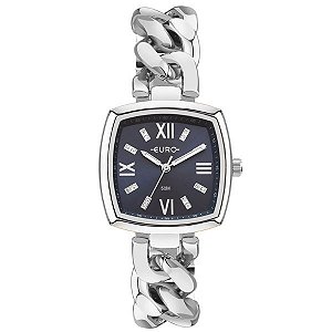 Relógio Euro Feminino Chains Prata EU2035YYY/4A