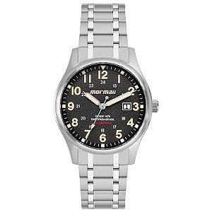 Relógio Mormaii Steel Basic Masculino Prata MO2115BT/1P