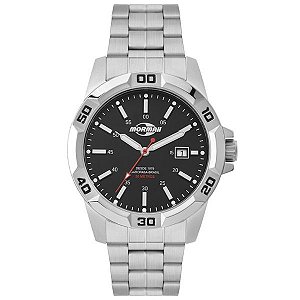 Relógio Mormaii Steel Basic Masculino Prata MO2317AG/1P