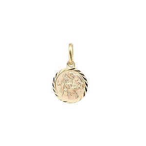 Pingente Medalha Primeira Comunhão Ouro 18k