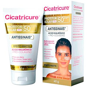 Protetor Solar Cicatricure Antissinais Colágeno Fps 50 40gr
