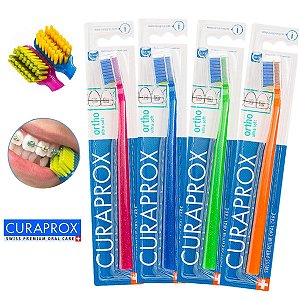 Escova Curaprox Dental Ortho Ultra Soft 5460 Sortidas C/ 1
