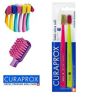 Escova Curaprox Dental 5460 Ultra Soft C/ 2 Sortidas