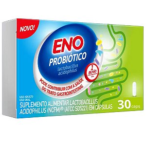 Eno Suplemento Alimentar Probiótico Lactobacillus 30 Caps