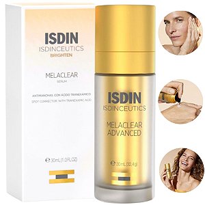 Isdin Sérum Facial Gel Clareador Melaclear Advanced 30ml