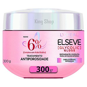 Creme de Tratamento Elseve Restauração Glycolic Gloss 300gr