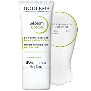 Bioderma Sébium Global Hidratante Rosto Antiacne Facial 30ml