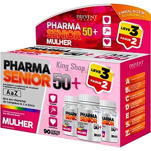 Suplemento Alimentar Pharma Sênior Mulher 50+ C/ 90 Caps