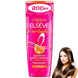 Shampoo Elseve Liso Dos Sonhos Brilho Liso Anti Frizz 200ml