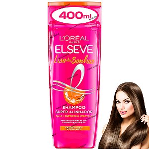 Shampoo Elseve Liso Dos Sonhos Brilho Liso Anti Frizz 400ml