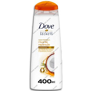 Shampoo Dove Hidratação Ritual De Reparação Óleo Coco 400ml