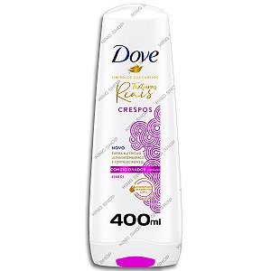 Condicionador Dove Hidratação Texturas Reais Crespos 400ml