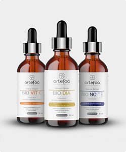 Trio Séruns - hidratação, redução de linhas, oleosidade e manchas