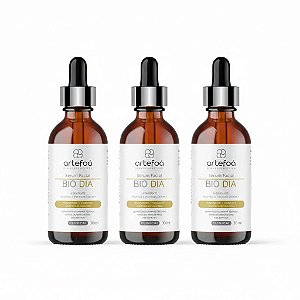 KIT 3 SÊRUNS FACIAL BIO DIA NIACINAMIDA 30ML ARTEFOÁ