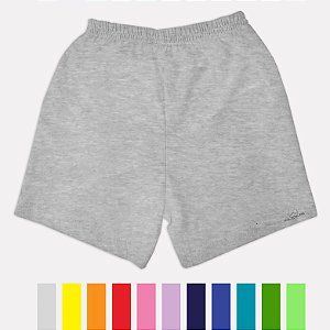 Short Bebê Várias Cores Nº 01 ou 02 Malha 100% Algodão